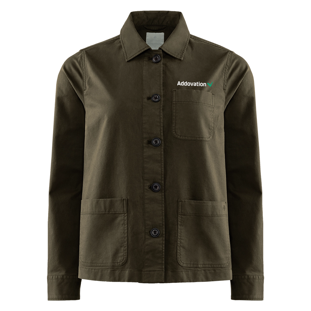W Logan Stretch Overshirt Olive