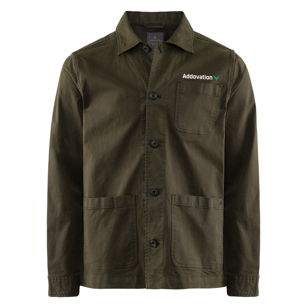 Logan Stretch Overshirt Olive